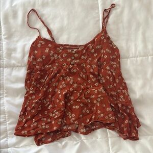 Floral Women's Spaghetti Strap Top